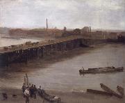 James Mcneill Whistler Brown and Silver Old Battersea Bridge oil painting picture wholesale